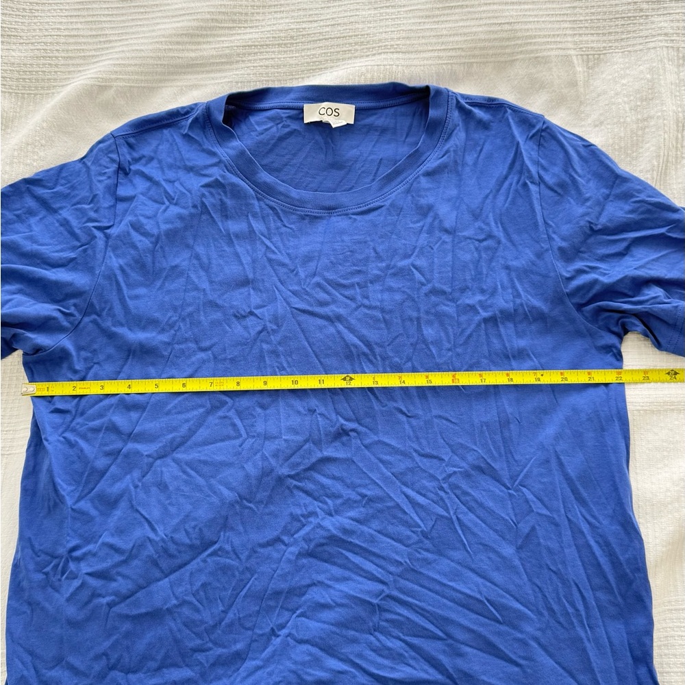 COS Blue Tee - Picture 4 of 4